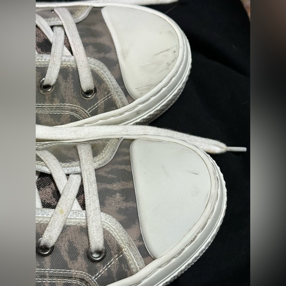 Dior B23 High-Top Sneakers Leopard Canvas Print Unisex Size 41 Women’s 10 RARE - Picture 12 of 14